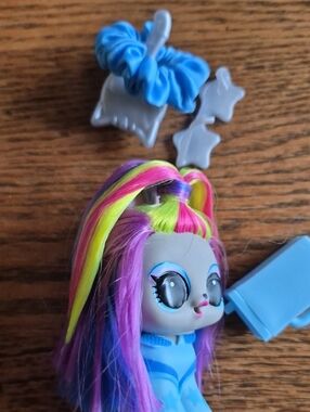 L.O.L. Surprise! Doll with Pink, Purple, Neon Yellow & Blue Hair Accents